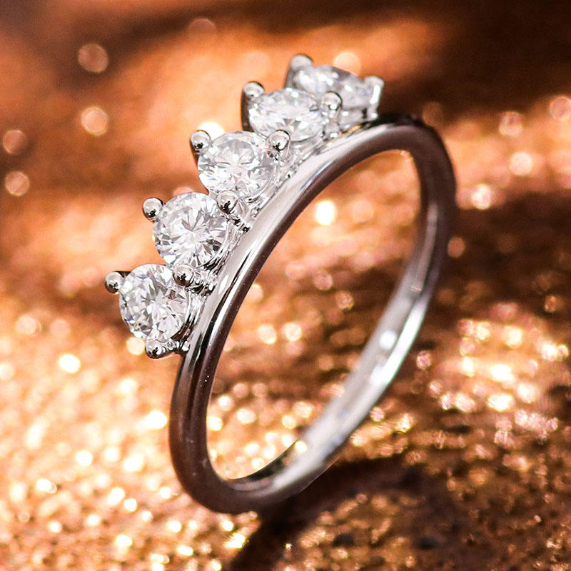 แหวนเพชรแล็บทองแท้ 18k