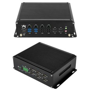 CAIXUNIPC Intel 12/13ª Gen I7-12650HX/I13650HX <span class=keywords><strong>Mini</strong></span> PC Industrial con Firewall, 4*HD, 4*LAN, 6*COM, DDR5, GPIO, <span class=keywords><strong>Mini</strong></span> Computadora Industrial - Product Image 1