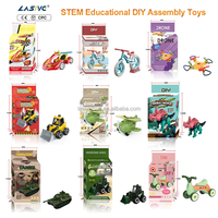 LASIVE TOYS STEM Blocs de construction éducatifs pour la petite enfance, Ornements, Drone de construction, Voiturette de golf à assembler soi-même, design Palm, éducatif