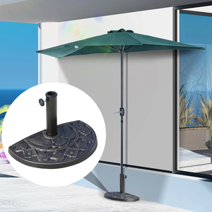 Moderno <span class=keywords><strong>Portaombrelli</strong></span> Decorativo da Esterno in Resina Bronzata con Base da 40cm, Impermeabile, per Arredamento da Giardino - Product Image 5