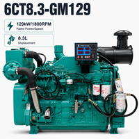 Motor Diésel Marino CUMS 6CT8.3-GM129 de 6 Cilindros, 129kW, 1800rpm, Refrigerado por Agua, para Barcos de Pesca y de Trabajo