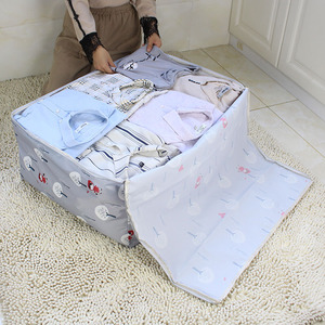Sacs de rangement, sacs mobiles à fermeture éclair étanches pour vêtements, literie, couette, oreiller, fourre-tout à motif, grand sac de rangement - Product Image 2