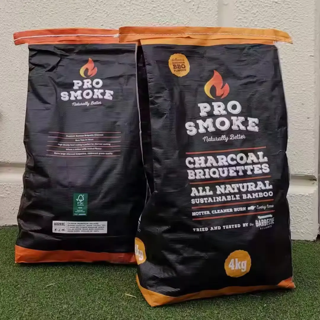 FireMax nouveauté briquette charbon de bois à vendre bambou barbecue oreiller en forme de charbon de barbecue pour barbecue en plein air