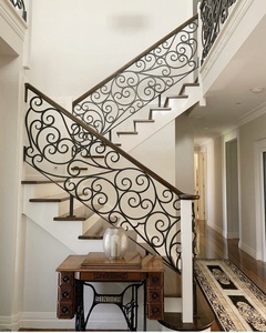 <span class=keywords><strong>Wrought</strong></span> sắt hiện đại xi măng ban công lan can thiết kế - Product Image 6