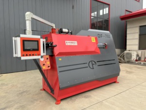 Jiwangkailai DF750: Máquina de Automatización Industrial para Doblar, Enderezar y Cortar Varillas de Acero para Construcción - Product Image 4