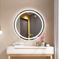 Espejo LED inteligente de forma personalizable de lujo moderno con Interruptor táctil de función antivaho para salón y gimnasio para decoración de dormitorio