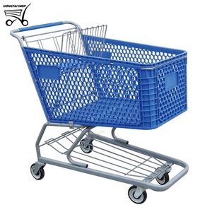 Kruidenier Duitse Stijl Duurzaam Plastic Supermarkt Winkelen Trolley - Product Image 6