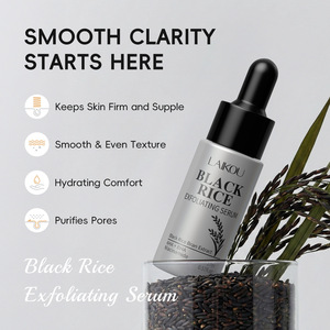 Suero Exfoliante de Arroz Negro Laikou con AHA, BHA y Niacinamida, Refina los Poros, Equilibra el Exceso de Grasa, Suero Facial - Product Image 4