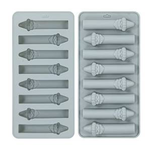 MUYULINS factory 8-cavity cake LFGB platinum non-stick BPA-free <b>silicone</b> chocolate mold - Product Image 3
