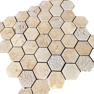 Faith Stone Best Price Natural Marble Mosaic <strong>Tile</strong> Kitchen Backsplash <strong>Floor</strong> <strong>Tile</strong> Marble <strong>Hexagon</strong> Mosaic <strong>Tile</strong> - Product Image 1