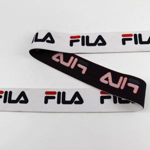 Custom <b>Elastic</b> Band Strap Soft Jacquard LOGO Woven Polyester Jacquard Logo <b>Elastic</b> Webbing for Underwear and Waistbands - Product Image 5
