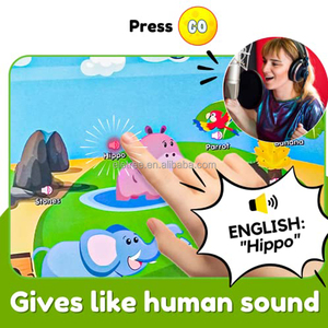 Learn n Play Libros de sonido en <span class=keywords><strong>inglés</strong></span> interactivo Libro de 300 palabras <span class=keywords><strong>para</strong></span> niños con 13 <span class=keywords><strong>actividades</strong></span> de temas de aprendizaje - Product Image 3