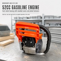 Tronçonneuse à essence 52CC avec guide-chaîne de 20 pouces, scie de taille pour la coupe du bois
