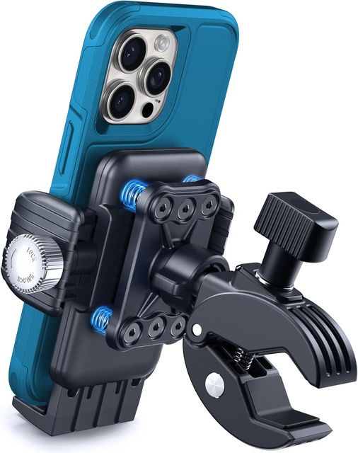 Universal Bike Phone Holder Mount with Anti-shocking Function