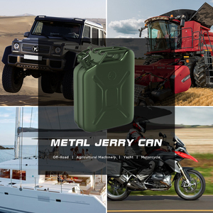 <span class=keywords><strong>Bidon</strong></span> en métal noir Jerry Can, réservoir de carburant 5L <span class=keywords><strong>20L</strong></span>, <span class=keywords><strong>bidon</strong></span> d'<span class=keywords><strong>essence</strong></span>, norme UN, certifié CE, conteneur de stockage pour voiture et <span class=keywords><strong>moto</strong></span> - Product Image 2