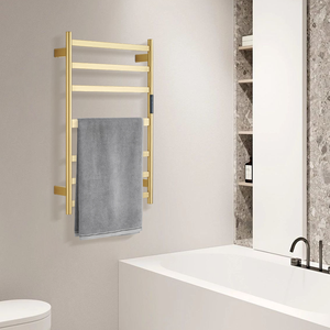 Nhà Máy Treo Tường Hiện Đại Khăn Điện Giá Nước Nóng Giữ Khăn Cho Phòng Tắm Tiết Kiệm Không Gian - Product Image 2