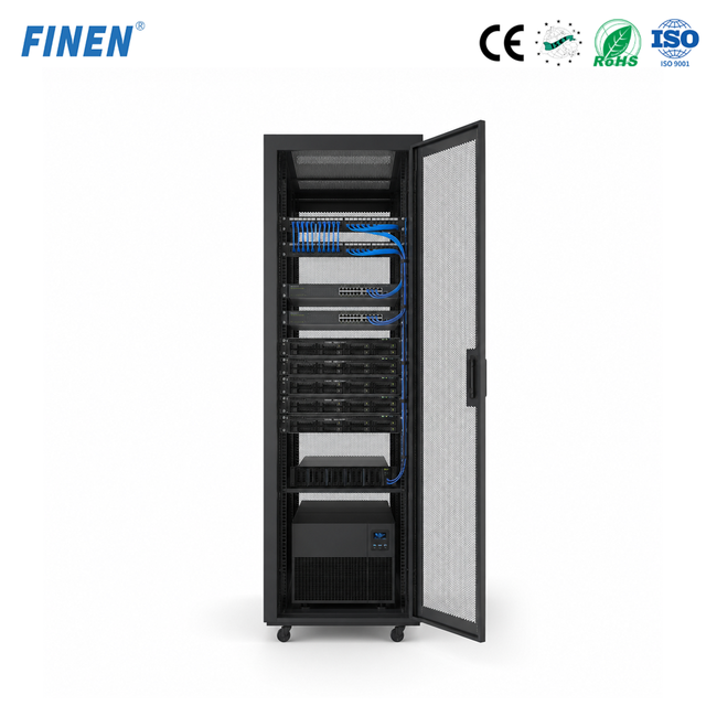 FINEN Brand 19 Inch Network Cabinet Own Factory 30 Years MOQ Negotiable 2500kg Static Load OEM ODM