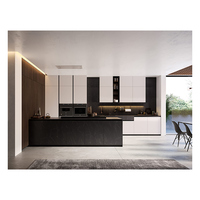 Armoires de cuisine en bois de luxe PRIMA, finition en bois massif, structure durable, rangement intelligent, taille personnalisée, armoire de cuisine pour villa
