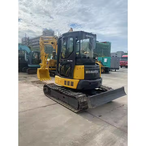 Venta superior Mini excavadora usada 5,5 toneladas Japón Komatsu PC55MR pequeña excavadora sobre orugas componentes de núcleo engranaje para la venta - Product Image 1