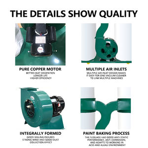 Промышленный пылеуловитель, бесшумная деревообрабатывающая машина, панельная пила, пылесборник 3000cfm - Product Image 3