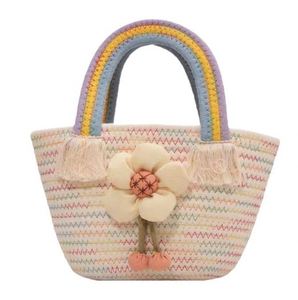 High-End Design Division Tassel Rhinestone Hollow Hand-Woven Handbag With Woven <b>Bag</b> Suitable For Ladies - Product Image 1