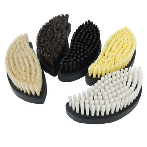 Shoe <b>Brushes</b> Set 5Pcs Pig Hair Synthetic Bristles For Stain Removal Cleaning - Product Image 1