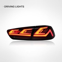 Luces traseras de coche para Mitsubishi LANCER montaje de luces traseras LANCER EVO luces de circulación LED modificadas luces de freno señales de giro