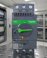Interruptor Automático Magnético Schneider GV3L80 TeSys GV3, 3P, 65-80A, Manivela Giratoria, Capacidad de Ruptura de 50kA, Montaje en Riel DIN, para Motor