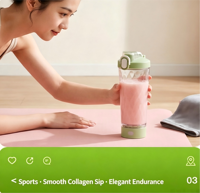 Pengocok Botol Otomatis Elektrik 600ML USB Rechargeable, Cangkir Mixer Protein Bebas BPA Ramah Lingkungan, Cocok untuk Dewasa