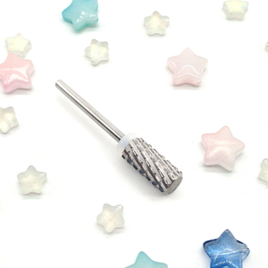 Fraise à ongles en carbure de tungstène à dents papillon à chanfrein large, 3/32 pouces, pour le retrait de gel, OEM - Product Image 3