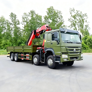 משאית מנוף מתקפלת הידראולית ניידת כבדה 8x4 חדשה בהתאמה אישית של סינוטרק, 25 טון - Product Image 1