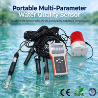 Enregistreur de données portable rechargeable multi-paramètres pour la qualité de l'eau : capteur de pH, DO, CO2, COD, EC, TSS – Moniteur et surveillance OEM/OBM/ODM