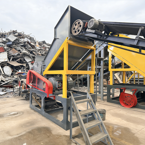 Broyeur de <span class=keywords><strong>ferraille</strong></span> d'aluminium en promotion, déchiqueteur de métaux pour le recyclage de seaux de peinture, fûts d'huile, jantes en aluminium, jantes de voiture, pulvérisateur de radiateurs - Product Image 3