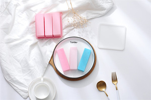 Long Square Eco-Friendly Silica Gel Ice Cube <b>Mold</b> with Soap Strip 1 Piece Silicone <b>Cake</b> <b>Mold</b> - Product Image 5