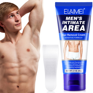 ELAIMEI Crème épilatoire pour hommes, aisselles, visage, corps, zone intime, marque privée, crème épilatoire permanente indolore - Product Image 2