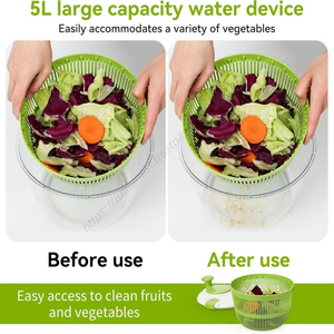 Utensilios de Cocina al por Mayor, Mezclador de Ensaladas, Mezclador Manual de Frutas y Verduras de Plástico - Product Image 5