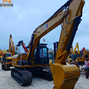 รถขุดตีนตะขาบ Caterpillar 315D2 GC มือสอง ขนาด 15 ตัน ระบบไฮดรอลิก สีเหลือง อุปกรณ์ก่อสร้าง - Product Image 3