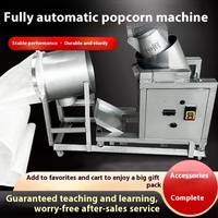 Machine électrique entièrement automatique à souffler le pop-corn Pot à l'ancienne intégré Canon à grains non mobile Équipement de cuisson des aliments