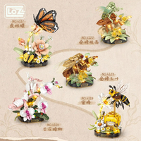LOZ Insecto Cigada: Modelos de Exhibición Científica Populares, Kit de Rompecabezas de Partículas Pequeñas de Alta Dificultad, Sets de Bloques de Construcción de Regalo