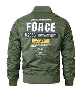 Yeni Stil <span class=keywords><strong>Pilot</strong></span> Bomber <span class=keywords><strong>Pilot</strong></span> Ceketi İşlemeli Saten Su Geçirmez Havalı Dış Mekan MA1 Erkek Ceketi Büyük Beden Sonbahar Mont erkek ceketi - Product Image 3