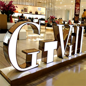 Letras 3D Grandes Personalizadas, Letras Decorativas Independientes para Centros Comerciales, Letras Gigantes Iluminadas de 3, 4 y 5 Pies - Product Image 5