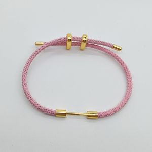 DIY <b>Red</b> Hand Rope 3mm Steel Wire Rope <b>Bracelet</b> Factory Direct, 8 Shape Push Pull Clasp with Screw Crossbar - Product Image 6
