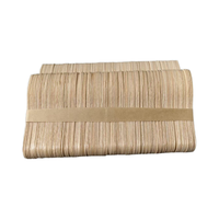 Bâtonnets de crème glacée en bois bio personnalisables, écologiques, jetables, flexibles, réutilisables, de qualité alimentaire, sûrs, pour la fabrication maison de crème glacée et jouets