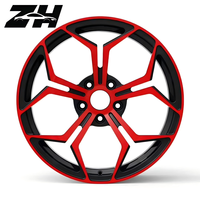 Nuevas Llantas de Aleación de Aluminio Forjado para Automóvil, Diseño de Malla, Superficie Pulida, Personalizables para Varios Modelos, Modificación/Actualización, 3 Años de Garantía