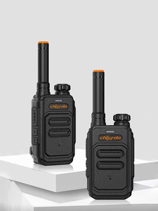Chierda TC38 Walkie Talkie nirkabel, pemancar jarak jauh profesional genggam radio dua arah hitam - Product Image 2