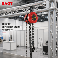 Palans à chaîne manuels robustes Baot, chaîne G80, certifiés CE ISO, 3m 6m, levage manuel, protection IP55/IP65, en acier – Approvisionnement direct usine
