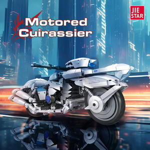JIESTAR 58227 1318PCS Moto Série Sabre Motored Cuirassier Modèle de Blocs de Construction Technique Jouet Éducatif Cadeau de Fête - Product Image 2