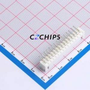 ZX-XH2.54-15PWZ Wire-to-Board Pin Header Bent Lead Through Hole,P=2.5mm Connector 1x15P 2.5mm Right Angle Insert XH - Product Image 2