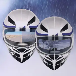 Нано универсальная мотоциклетная Полнолицевая накладка на шлем прозрачная непромокаемая пленка против дождя прозрачная противотуманная для K3 K4 AX8 LS2 HJC MT шлем