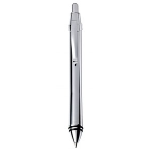 Penna a Sfera e Roller in Metallo Ecologico, Acciaio Cromato, Penna Promozionale Originale per Regali - Product Image 1
